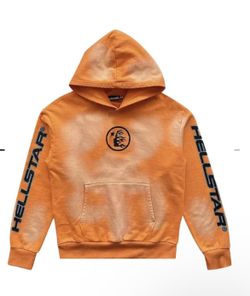 Hellstar Orange Set Pants And Sweater