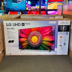 86” LG UR80 4K UHD Smart Tv 