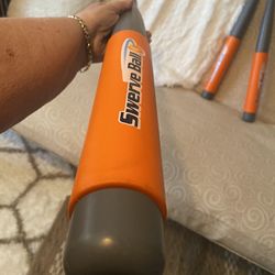 Plastic Baseball And Ball Kit- New-$10 Each