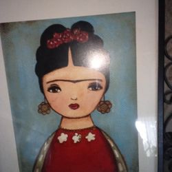 Picture Of Frida Cute Picture In Heavy Frame