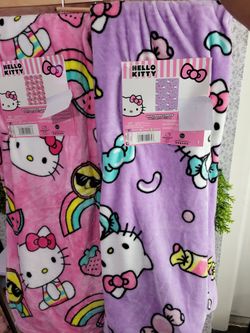 Hello kitty blanket 