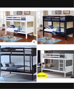 Bunk Bed twin and twin not including mattress