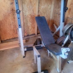 COMPLETE GYM SET. READ DESCRIPTION CAREFULLY  $900 FIRM