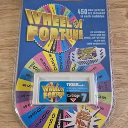 1995 TIGER ELECTRONICS WHEEL OF FORTUNE CARTRIDGE #7 (SEE OTHER POSTS)