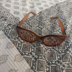Brown Cat-Eye Sunglasses