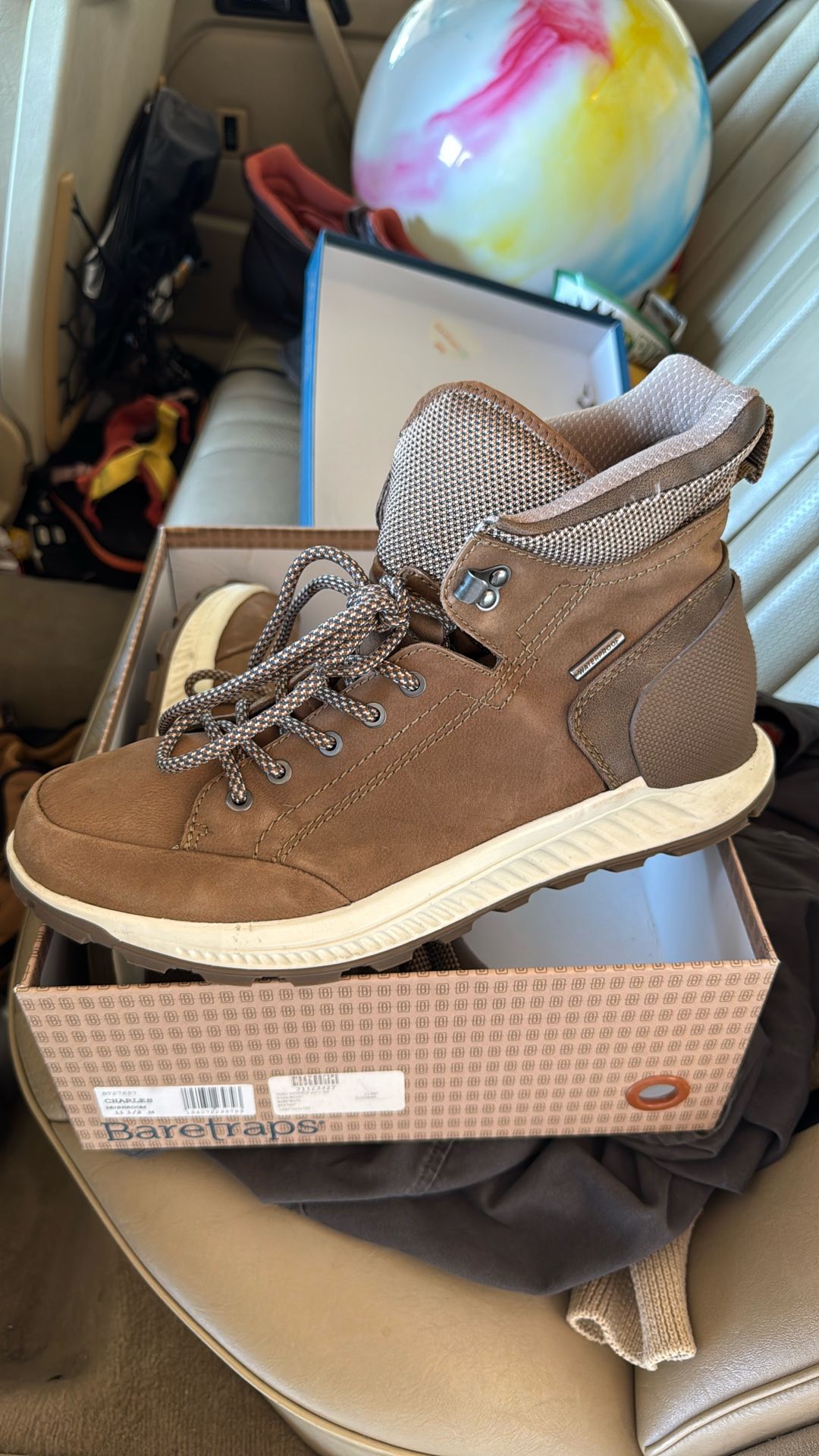 Baretraps Charles Mushroom Mens Leather Hiking Boot - www  display picture 1