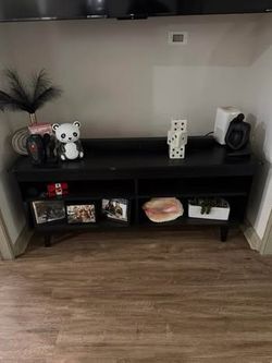 Modern Black TV Stand / Entertainment Center