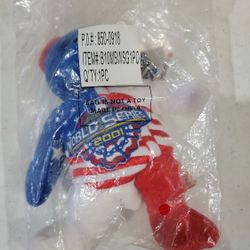 2001 World Series  Beanie Baby. Named Spirit