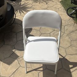 Foldable Party Chairs White 