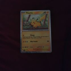 2025 McDonald's Pikachu Pokemon Card Holographic