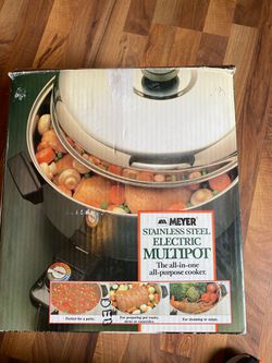 MEYER STAINLESS STEEL ELECTRIC MULTIPOT