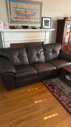 Leather couch for sale