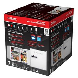 Galanz 1.7 Cu ft Mini Fridge Retro