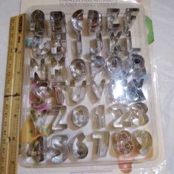 Alphabet Cutters Set $10