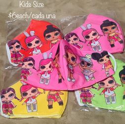 Girls face mask 😷 niña