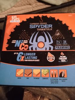 NEW 20 Skill Saw Blades - 2-10 pks Tarantula Carbide Tipped