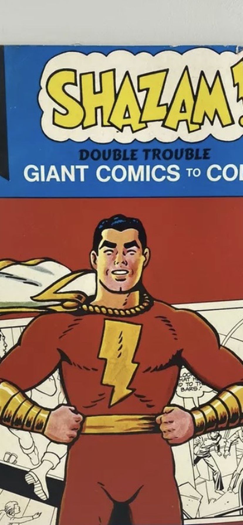 Vintage Shazam Giant Comics to Color Whitman #1715 FN- 69 1975 double trouble