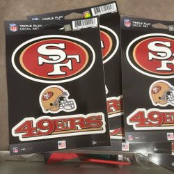 49ers Decal Set 