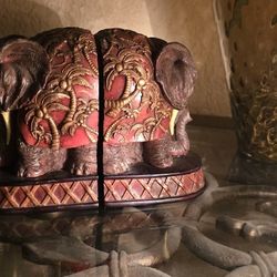 Elephant Bookends 