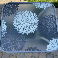 Small 2 ‘ Stenciled Patio Table