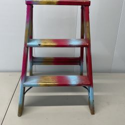 Girls Painted Stool