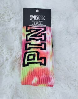 Victoria's Secret PINK Tie-Dye Knee High Socks
