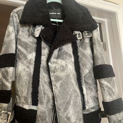 Womens Winter Biker Jacket 