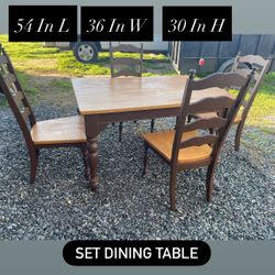 SET DINING TABLE