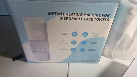 Hot Face Towel Warmer with Voice Alert
