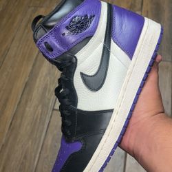 Jordan 1 Court Purple 