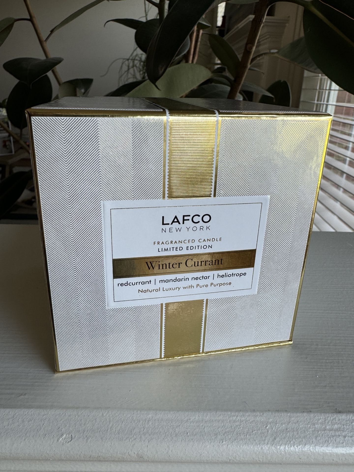 LAFCO Winter Currant Candle 6.5 oz NEW IN BOX Retail $59