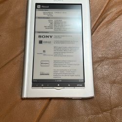 Sony Reader Silver WiFi Touchscreen 