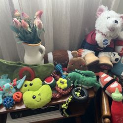Big Collection Of Dog Toys ( Very Good Condition)
