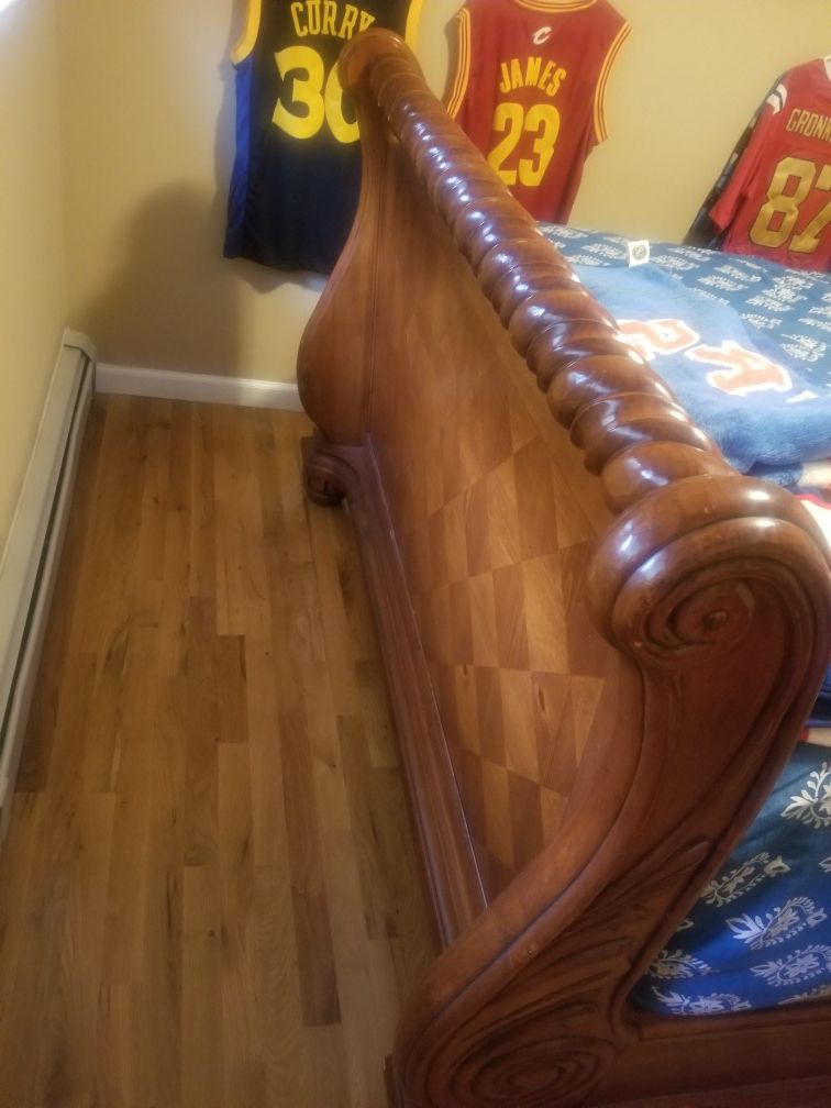 Queen bed frame sled