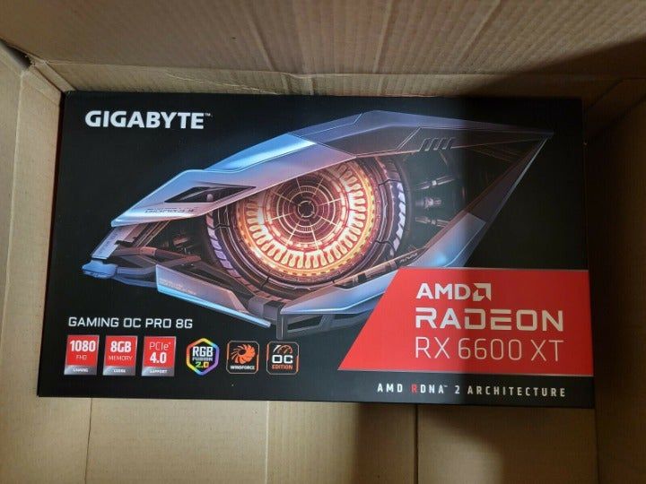 GIGABYTE Radeon RX 6600 XT, 8gb, New Sealed