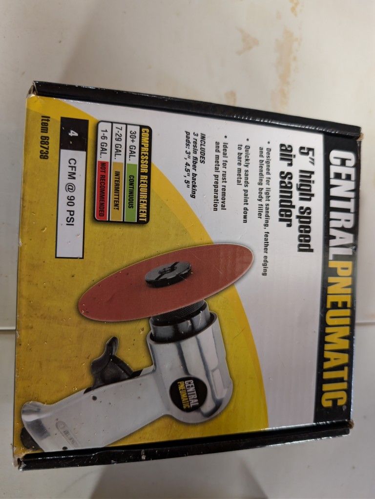 5" High Speed Air Sander