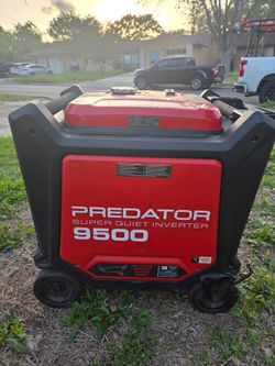 PREDATOR 9500 Watt SUPER QUIET Inverter Generator with CO SECURE Technology