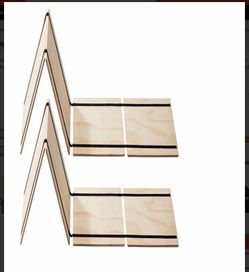 Twin size wooden Bunkie board