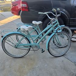 couple beach cruiser bikes 26 adult