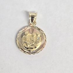 10kt Gold Baptism Charm