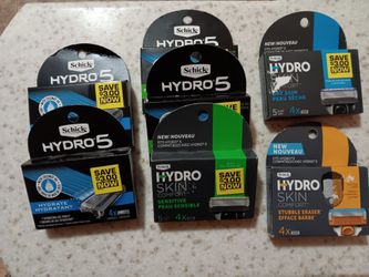 Boxes.of Shick Hydro Cartridges 