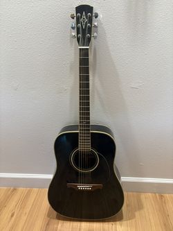 Alvarez AD-60S Black Acoustic Guitar