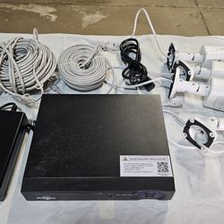 Hiseeu Security Cameras And Unit.