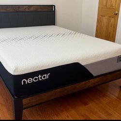 Bed frame And Nectar mattress For Sale