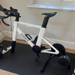 Zwift bike and Wahoo Kickr Core