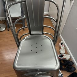 metal chairs