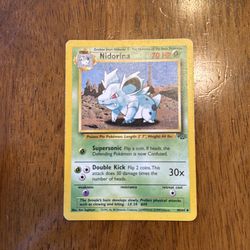 Nidorina Pokémon card