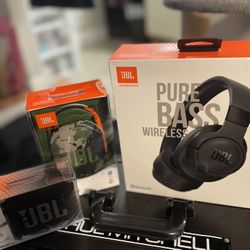 JBL Bluetooth Wireless Headphones And Speakers 