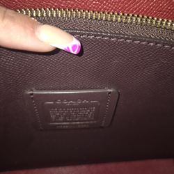 Cherry COACH purse