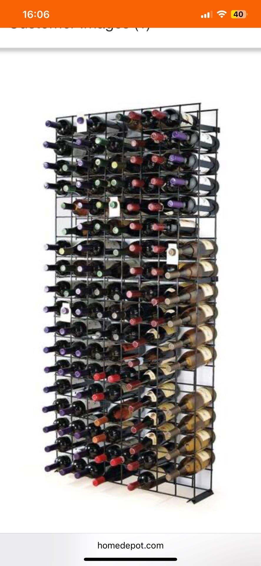 144 Bottle Wine Rack Bottle Holder